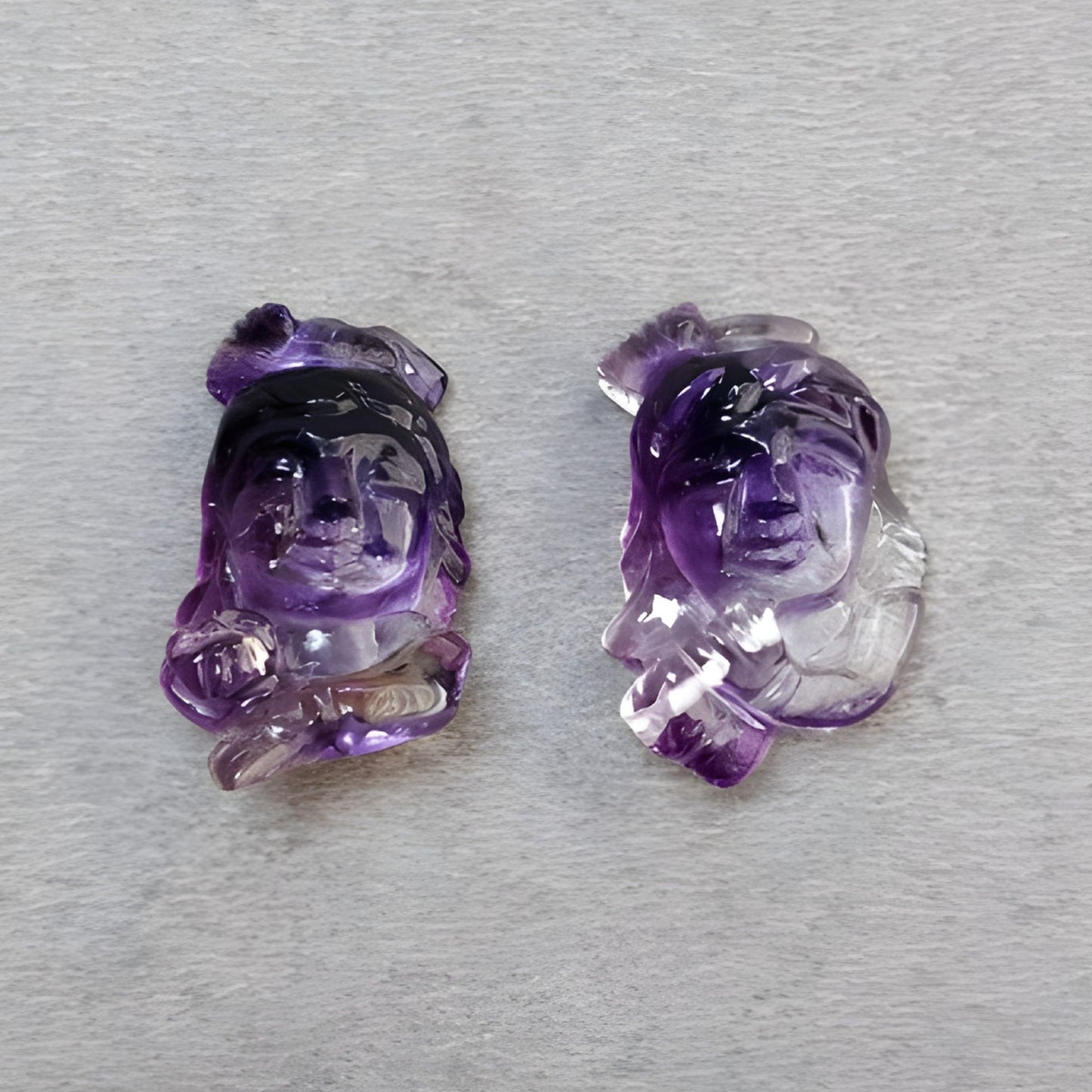 Amethyst-Schnitzerei