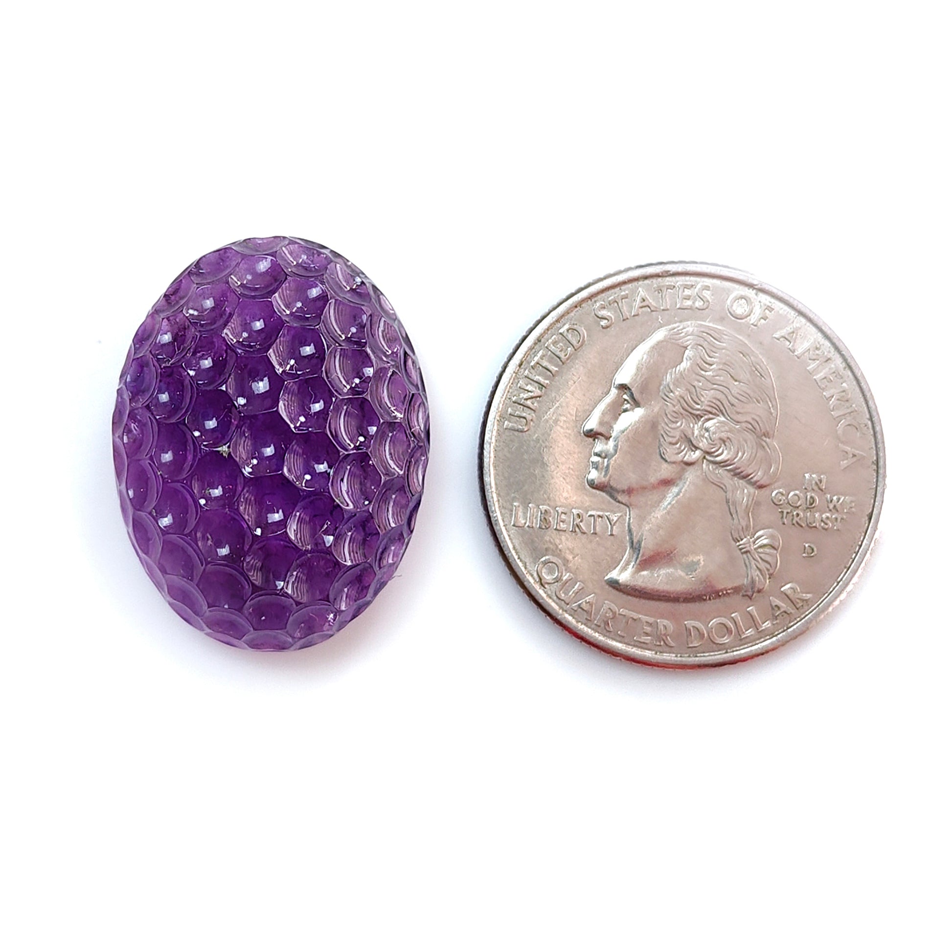 アメジストの手作り宝石