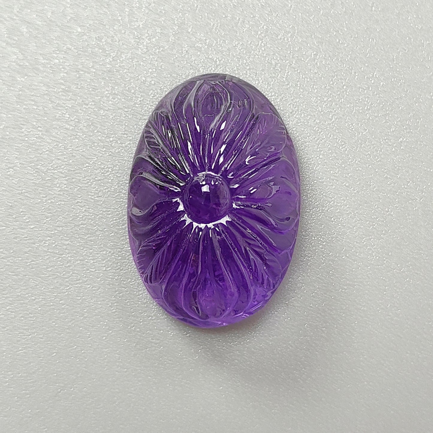 アメジスト彫刻宝石