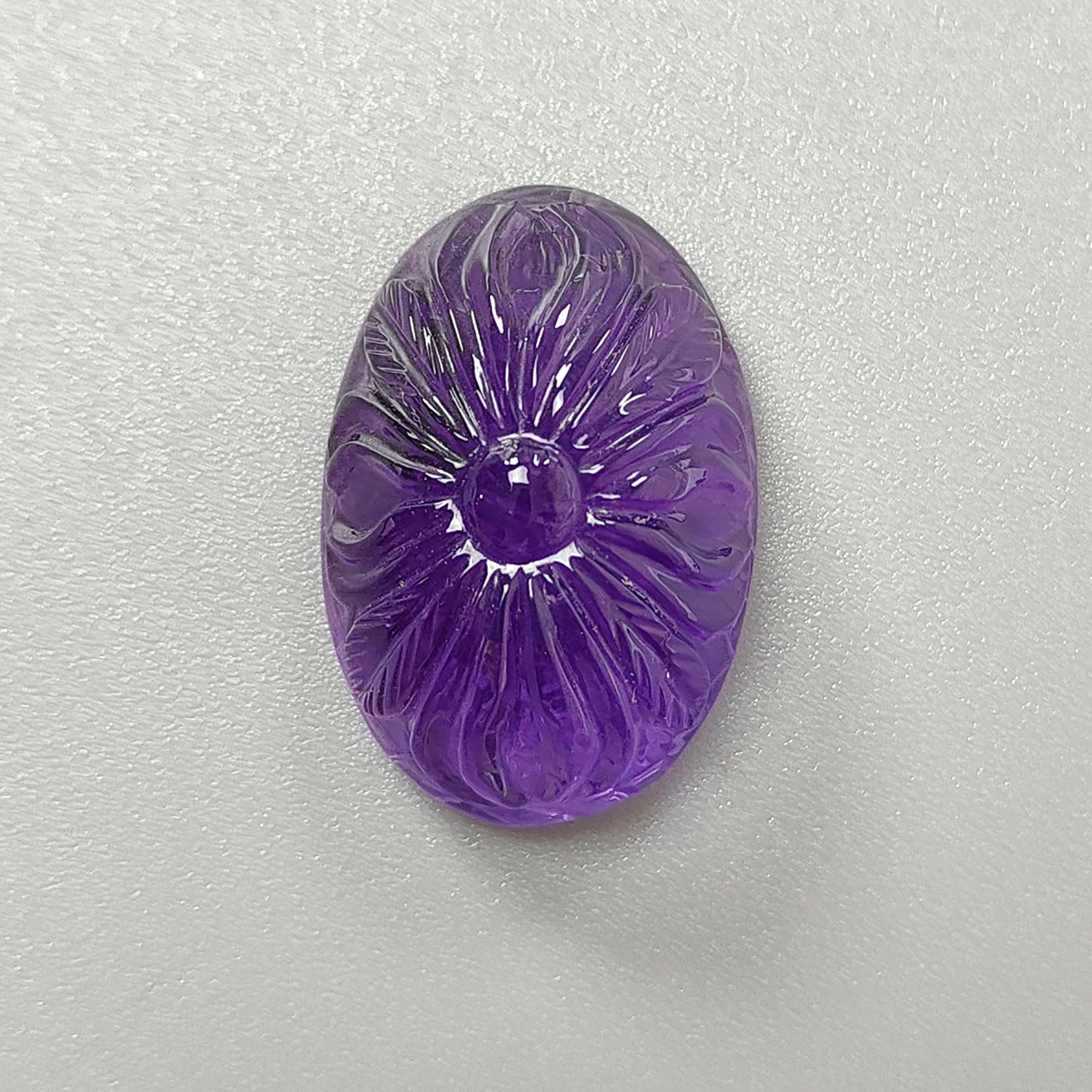 アメジスト彫刻宝石