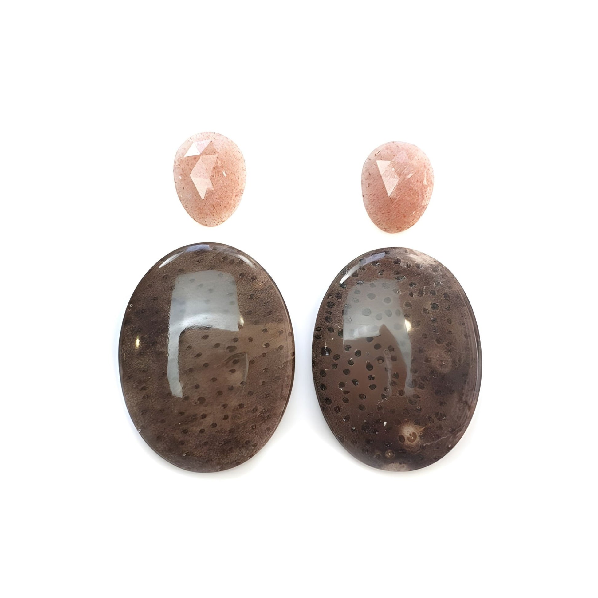 agate, moonstone cabochon gemstone