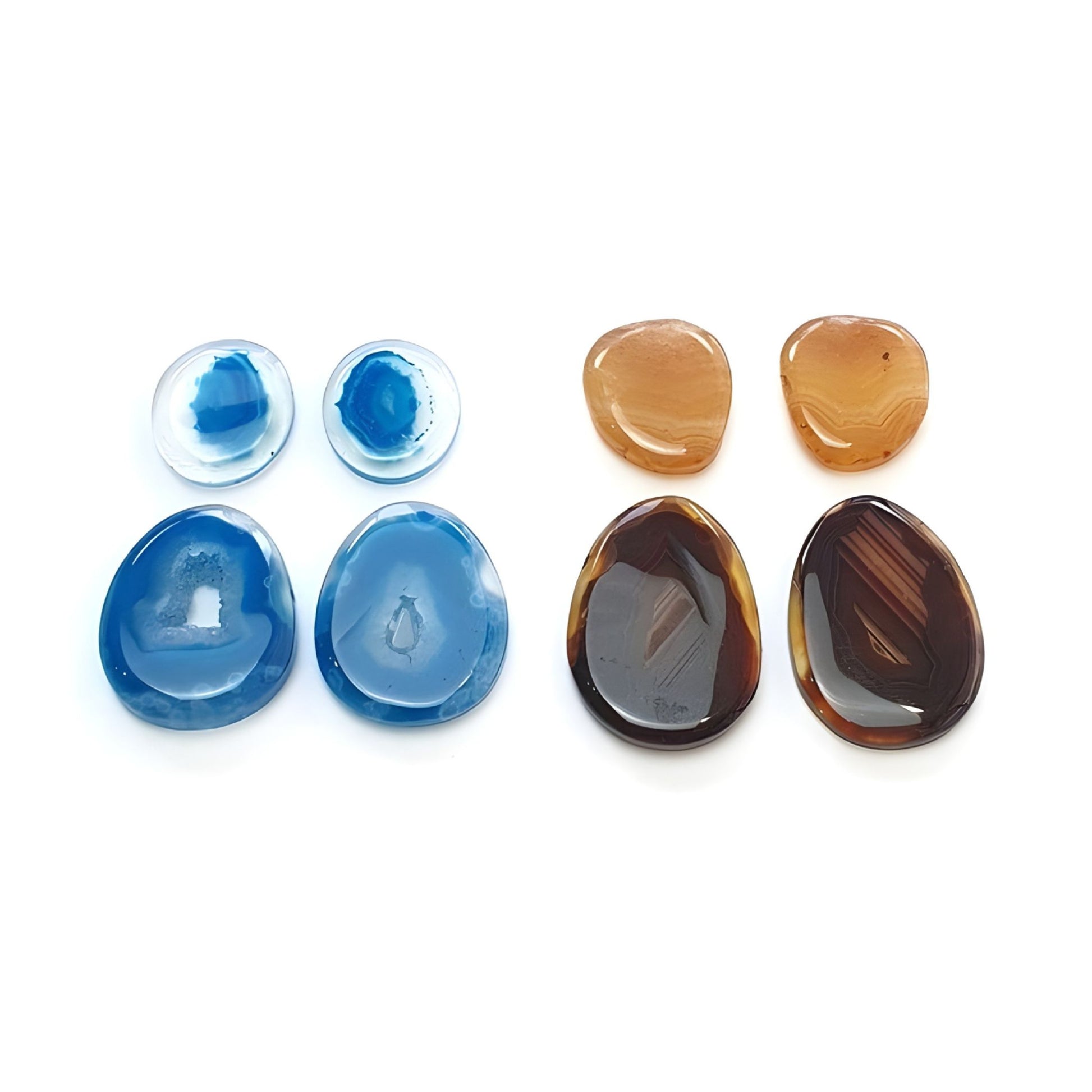agate uneven shape cabochon