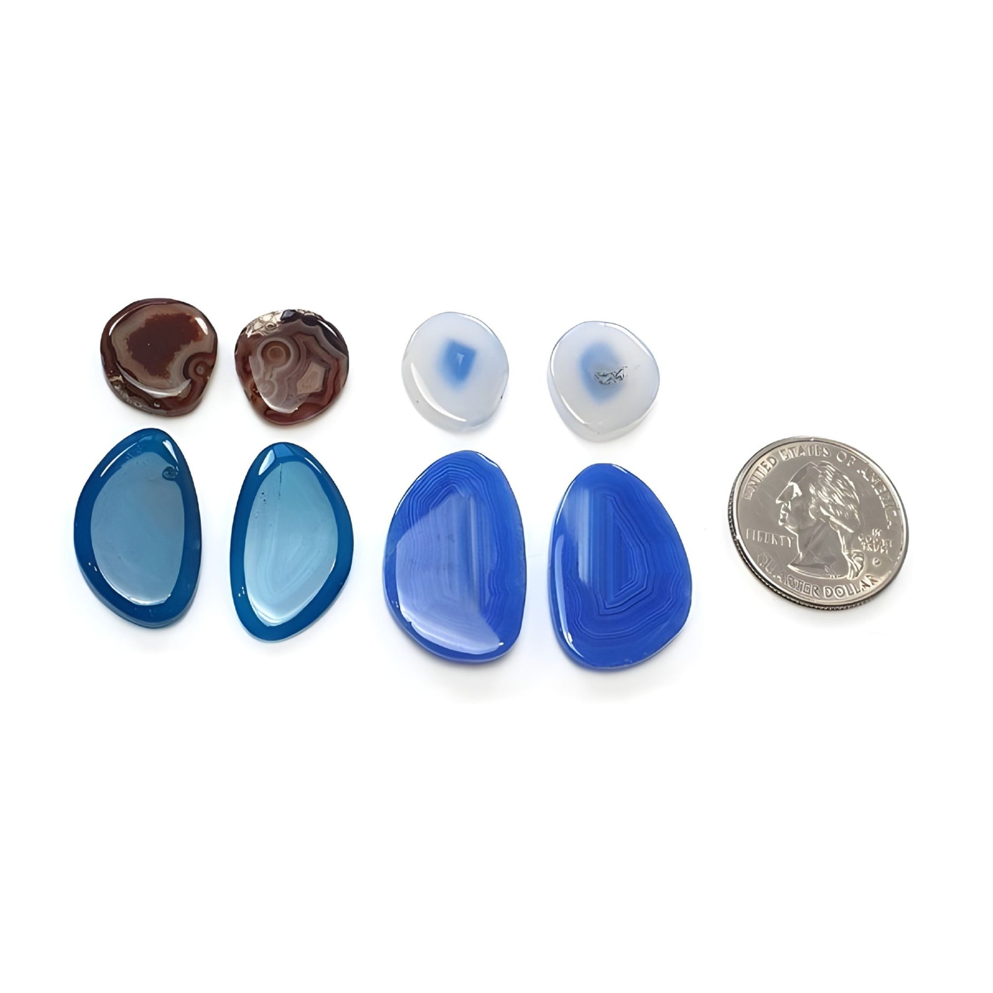 cabochon di agata a forma di fantasia