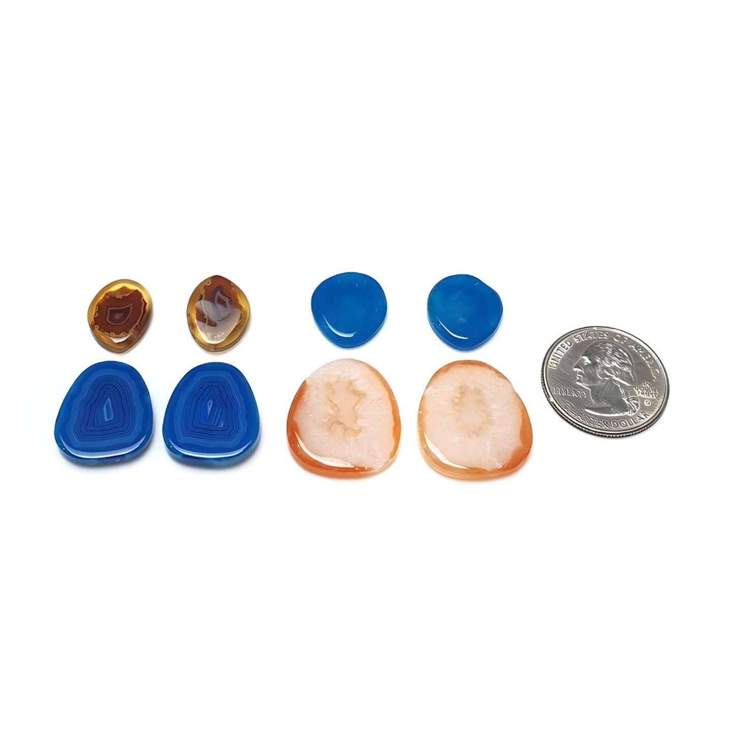 cabochon di agata a forma di fantasia