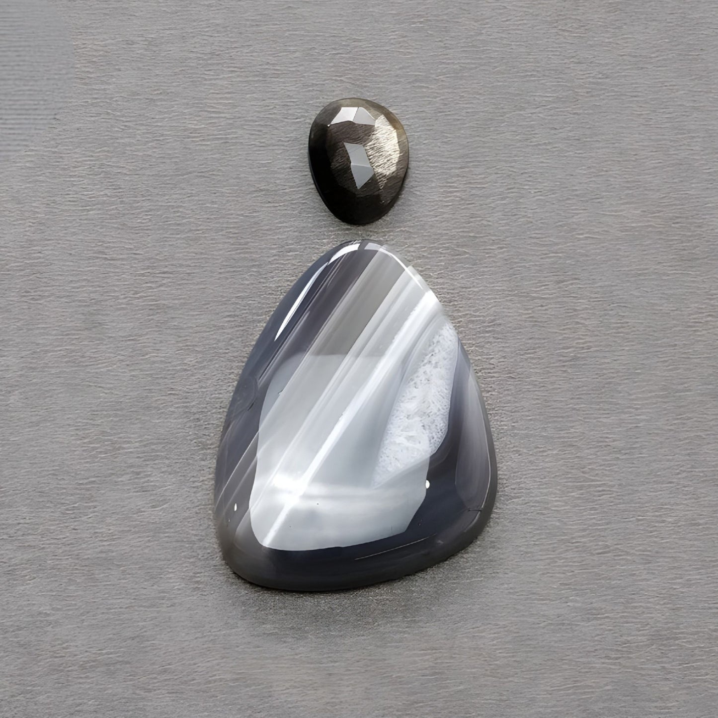 Achat, Saphir für Schmuck