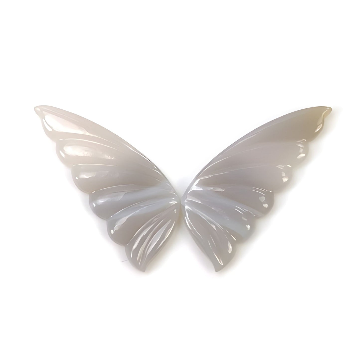 agate butterfly carving