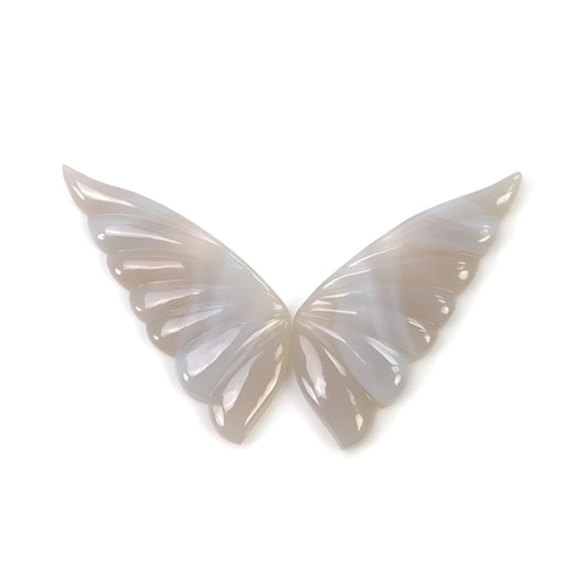 agate butterfly carving