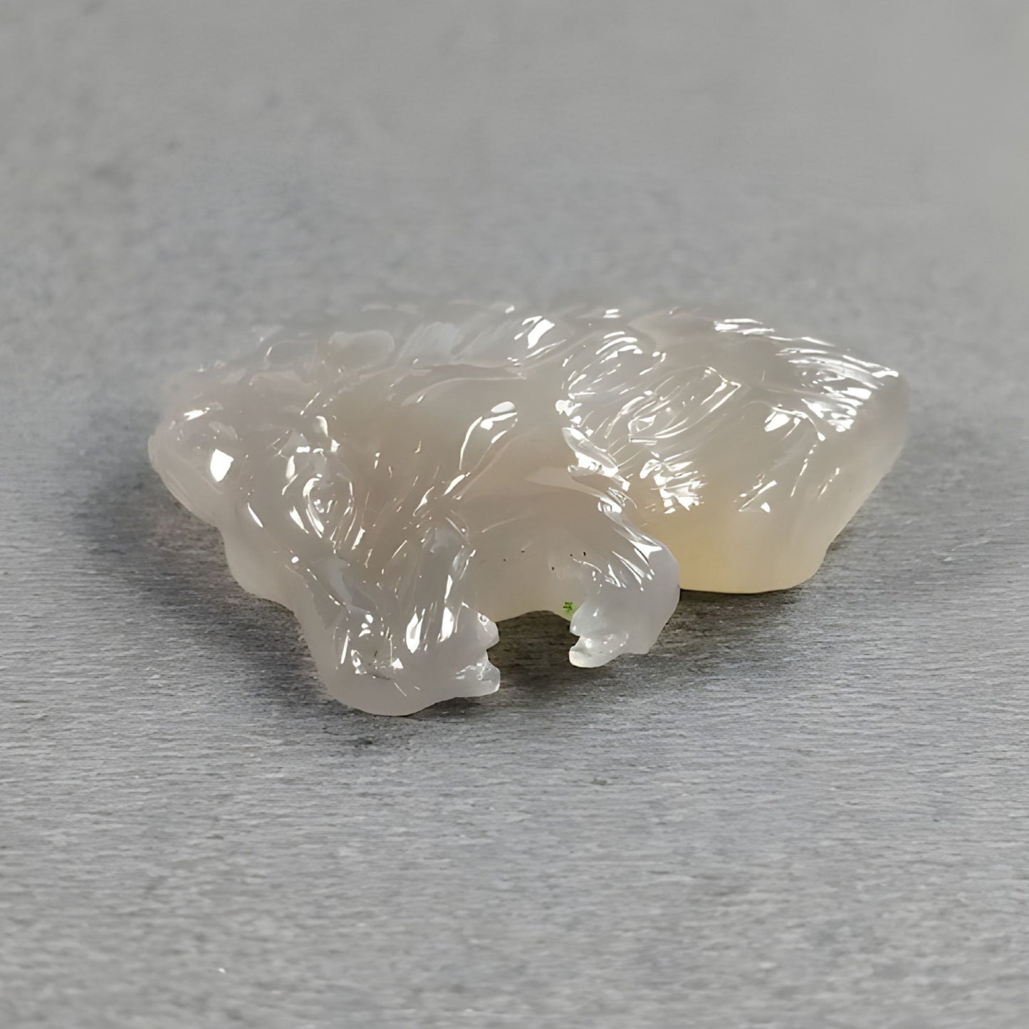 42.05cts Agate Gemstone Carving Natural Untreated Lion Face 1pc