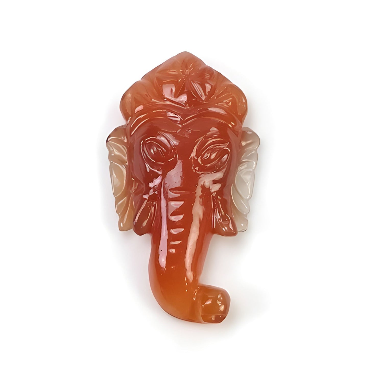 agate lord ganesha carving