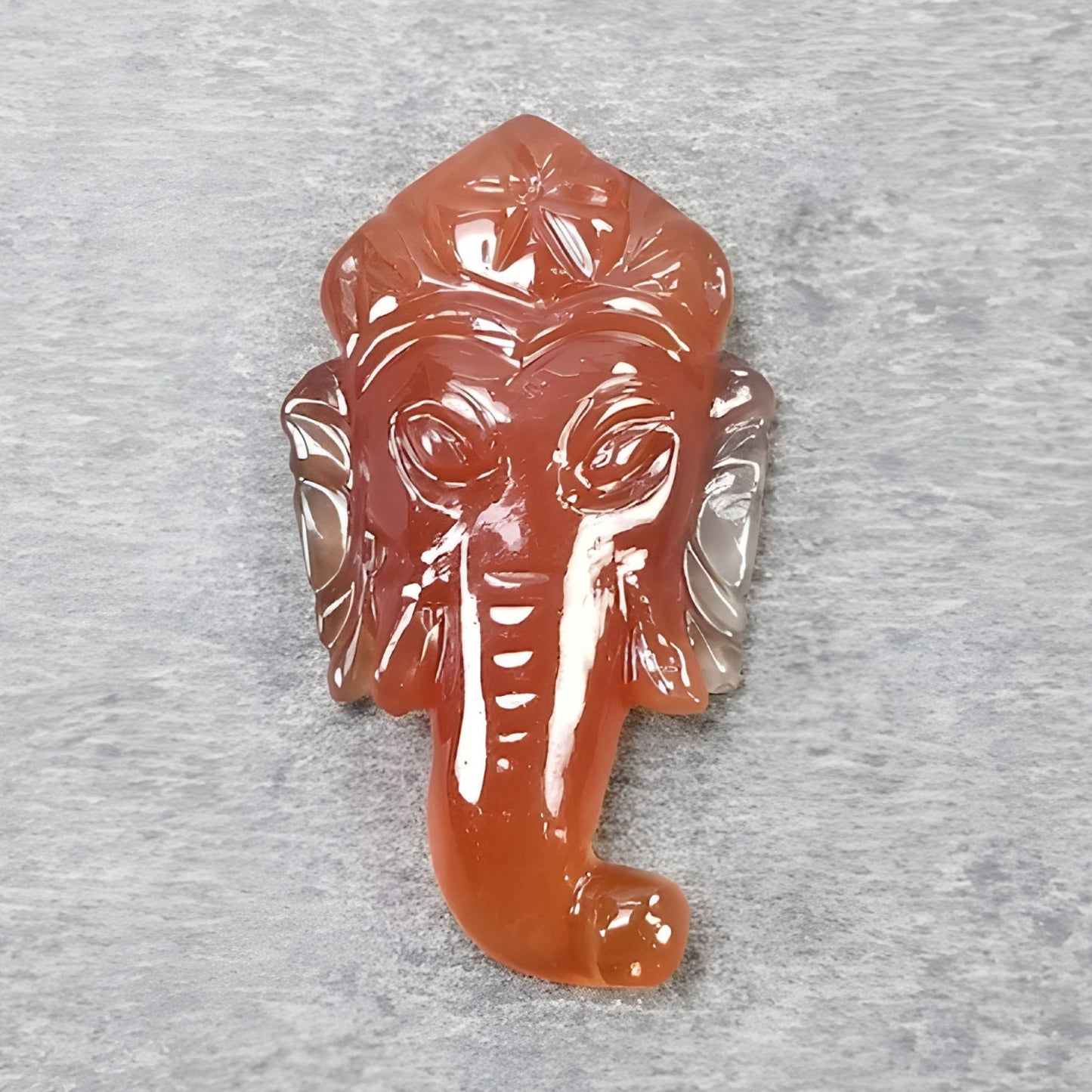 Talla de ágata del Señor Ganesha