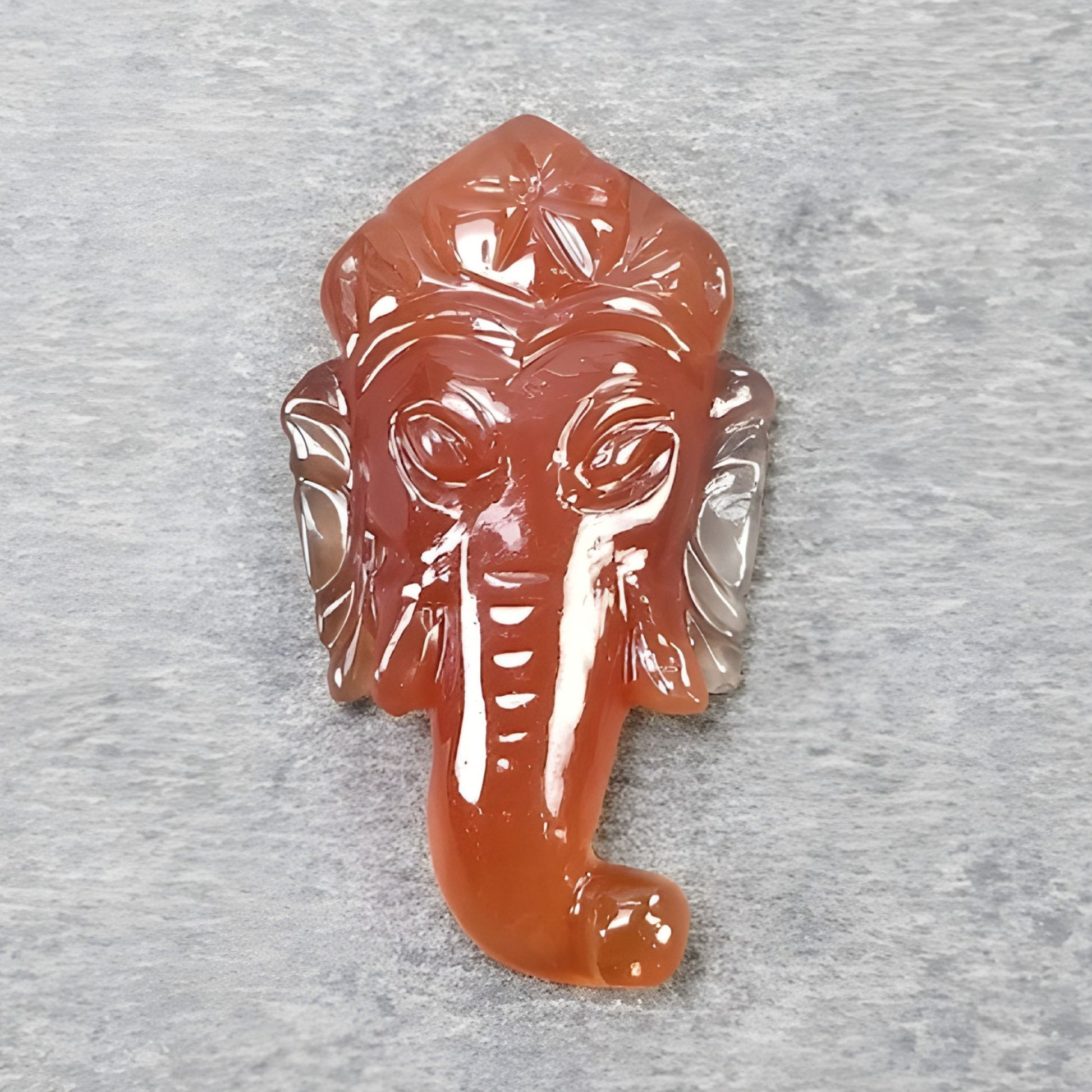 Talla de ágata del Señor Ganesha