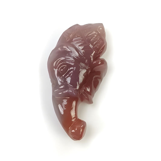 agate lord ganesha carving