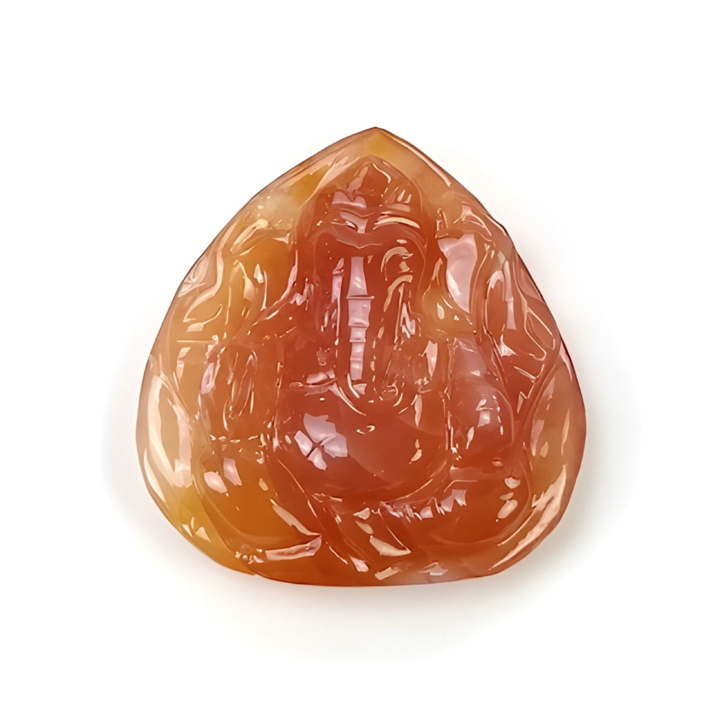agate lord ganesha carving