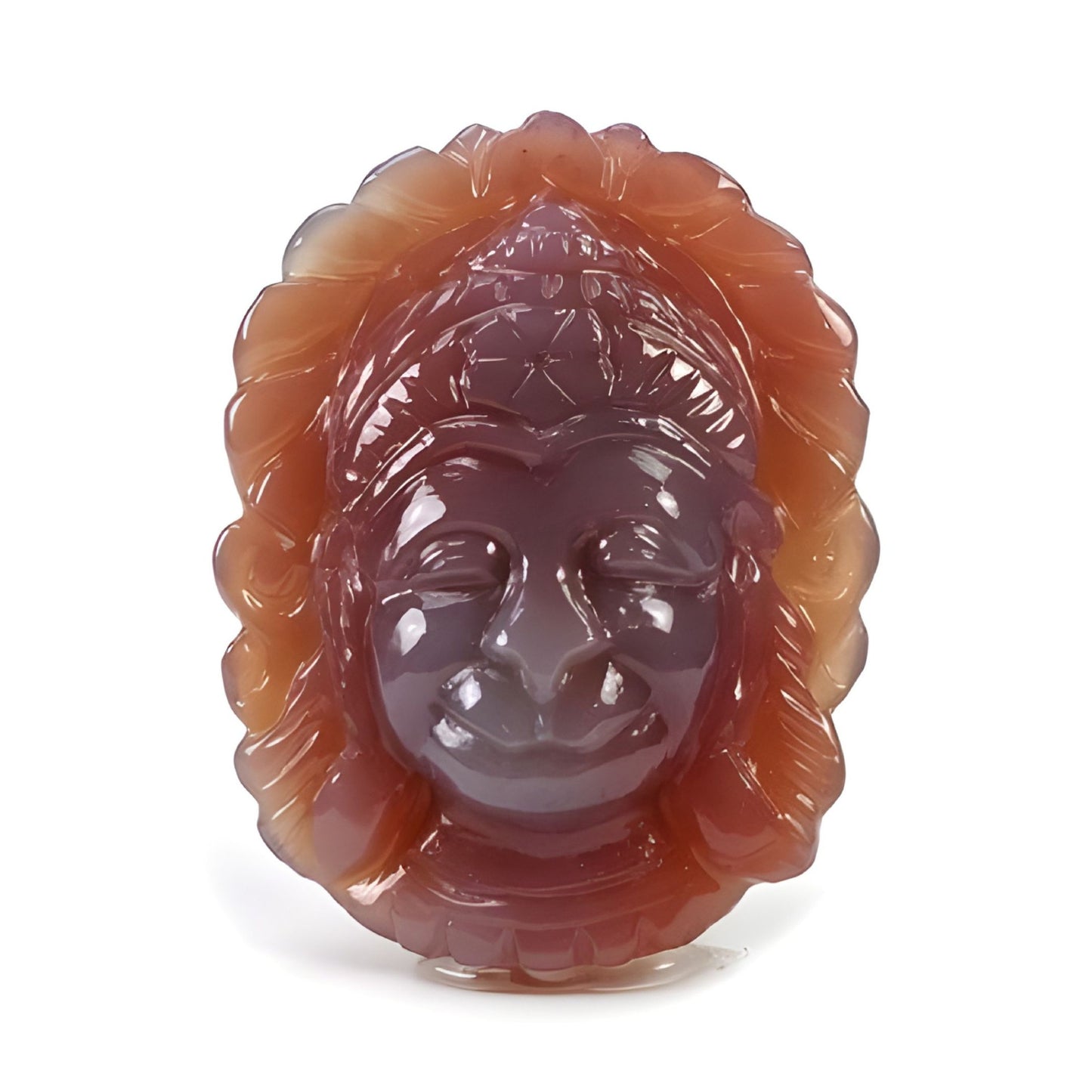 agate lord hanuman carving
