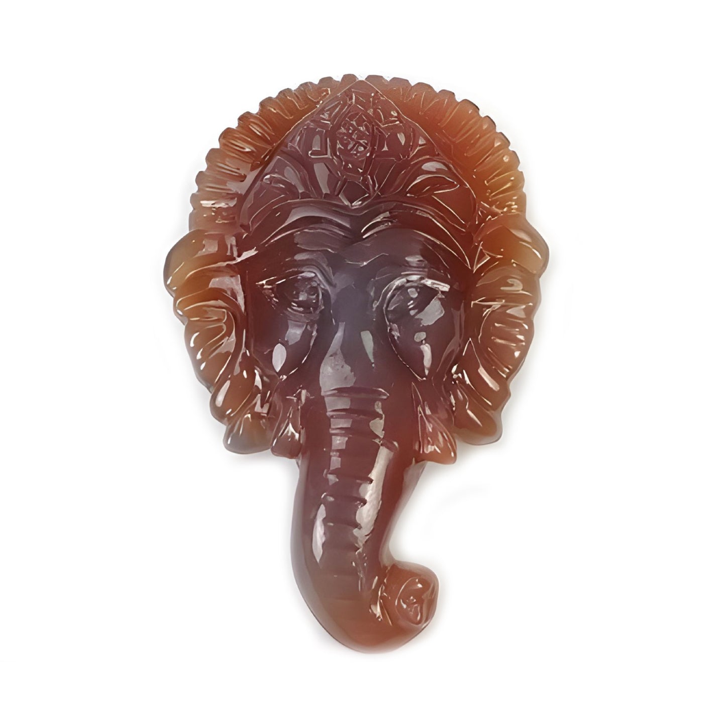 agate lord ganesha carving