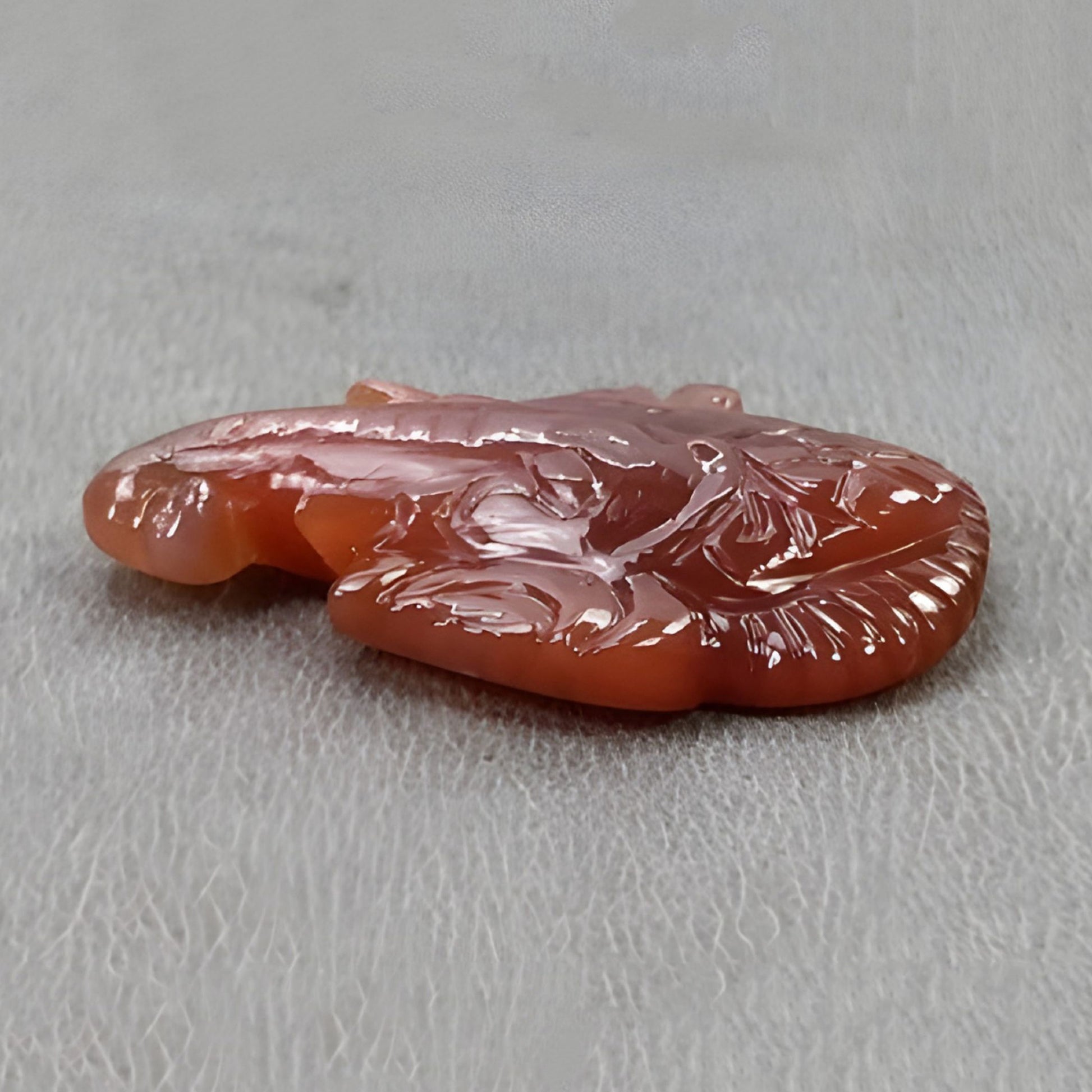 瑪瑙のガネーシャ像彫刻