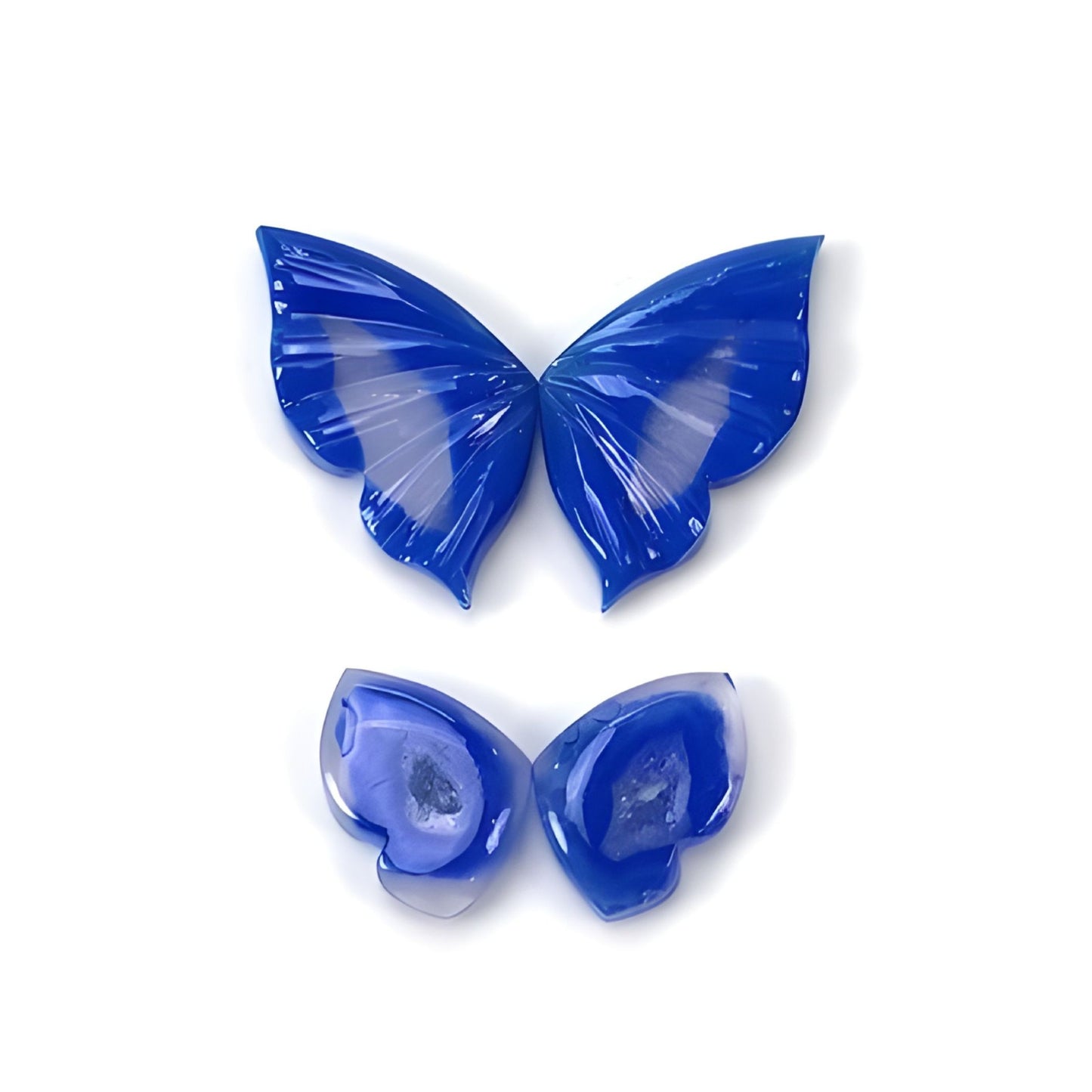 agate butterfly carving