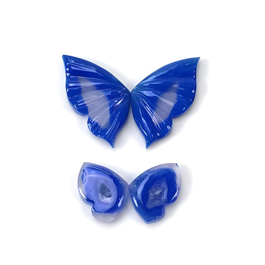 agate butterfly carving