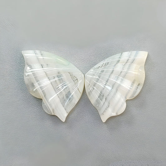 agate butterfly carving