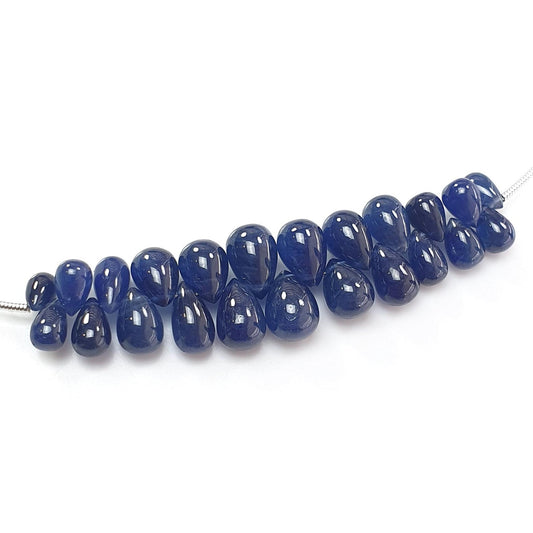 Blue Sapphire Smooth Beads