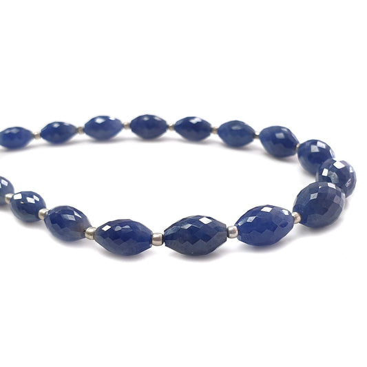 Blue Sapphire Faceted Beads
