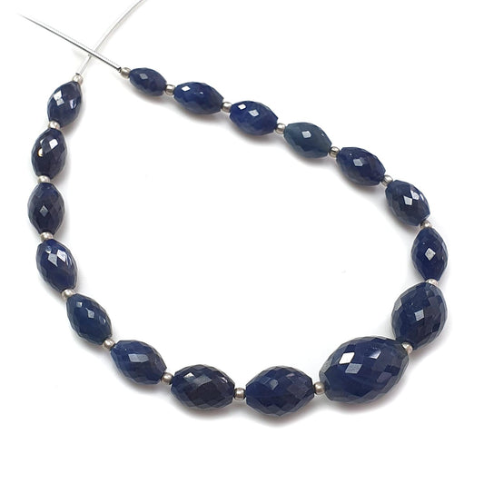 Blue Sapphire Faceted Beads