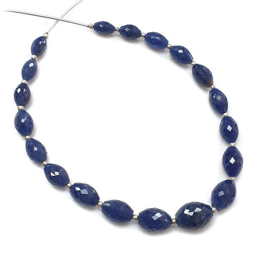 Blue Sapphire Faceted Beads