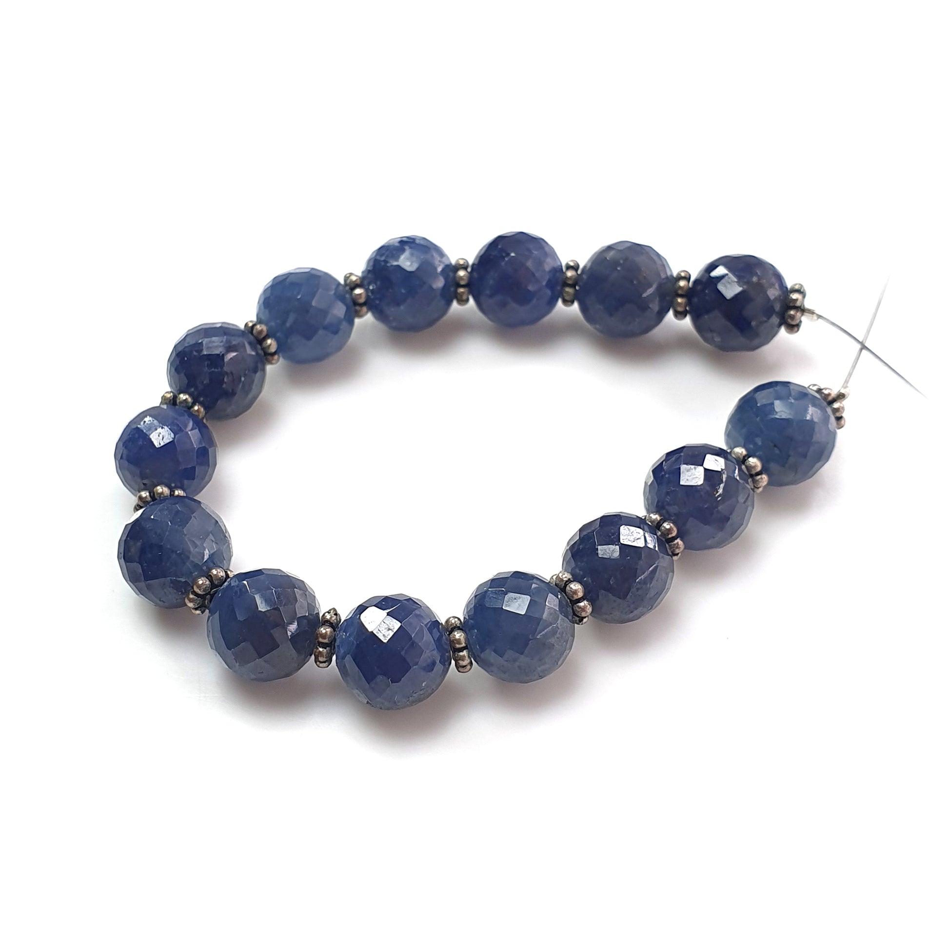 Sapphire Faceted Beads