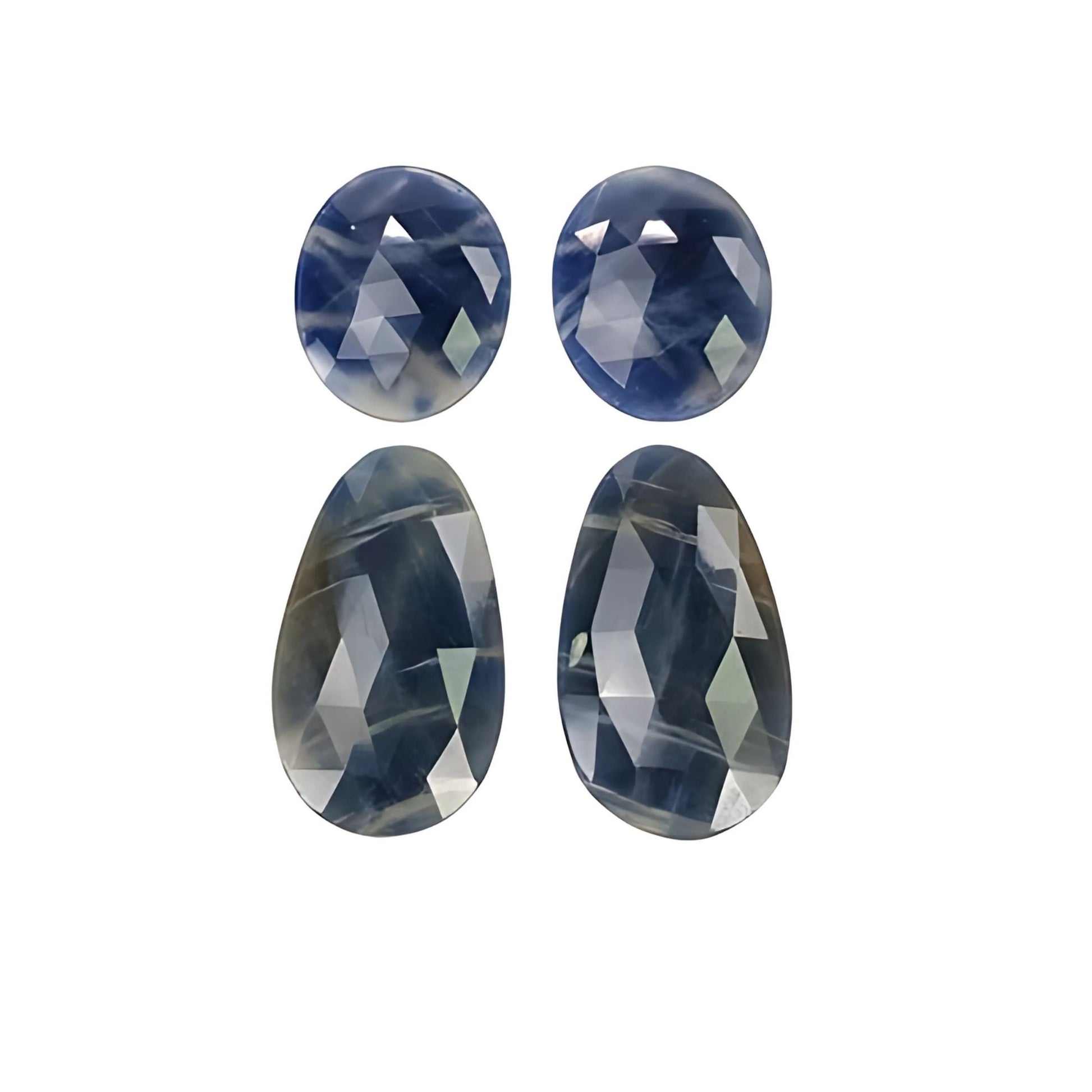 blue sapphire fancy rose cut