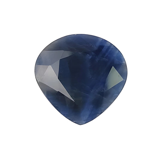 blue sapphire fancy cut heart shape