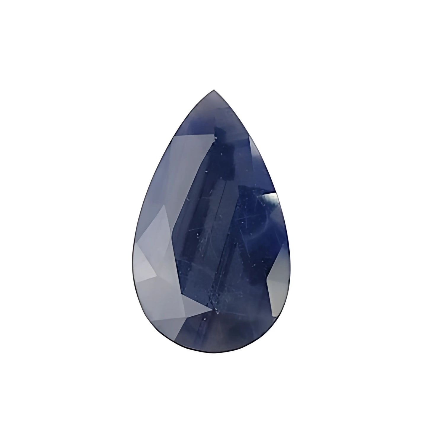 blue sapphire pear normal cut