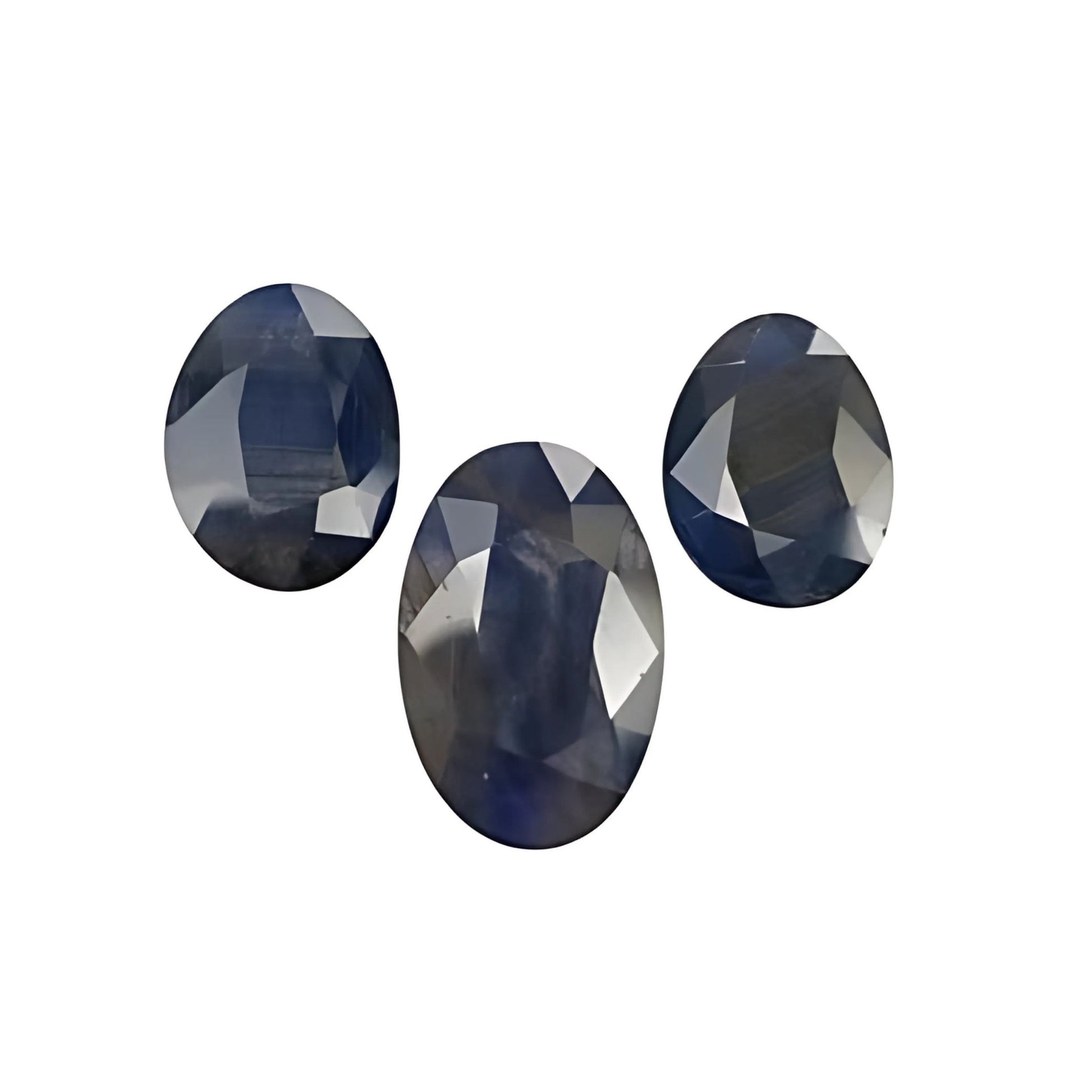 blue sapphire oval normal cut