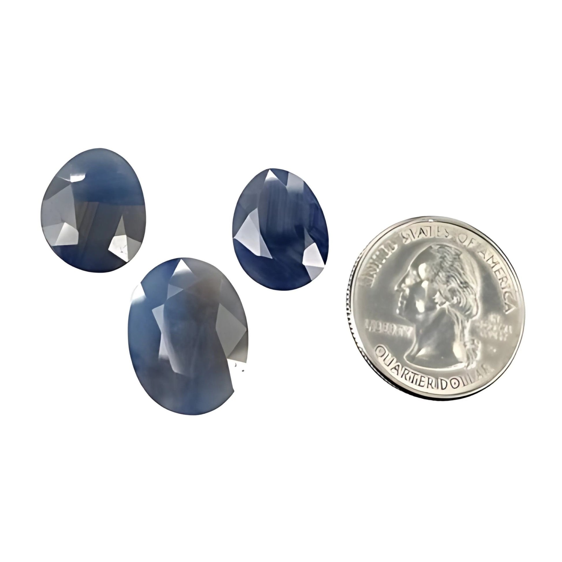 zaffiro ovale taglio normale