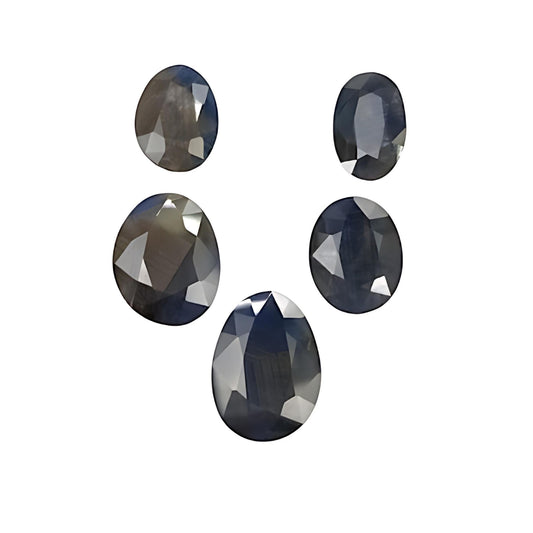 sapphire egg shape normal cut