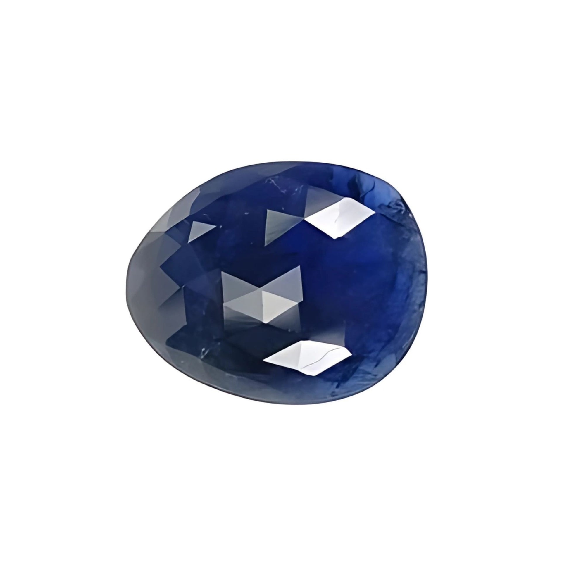 fette di zaffiro blu taglio rosa fantasia