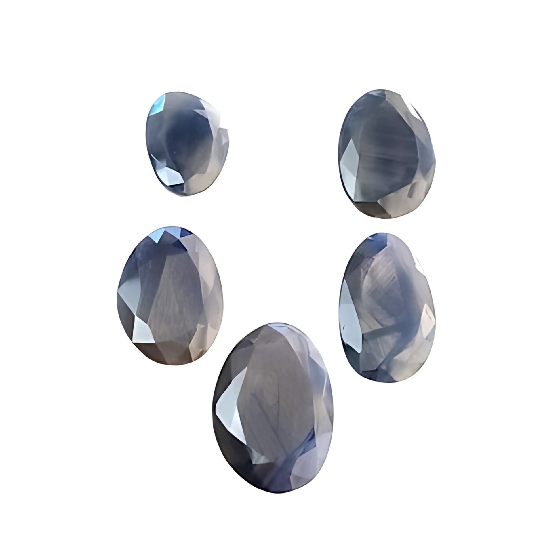 blue sapphire egg shape normal cut