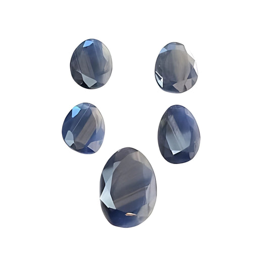 blue sapphire egg shape normal cut