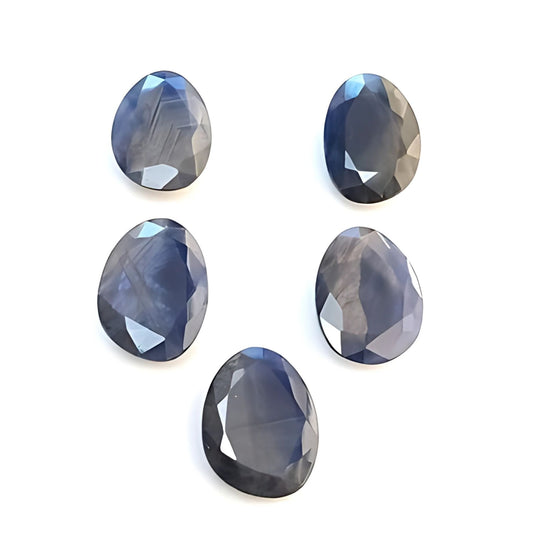 blue sapphire egg shape normal cut