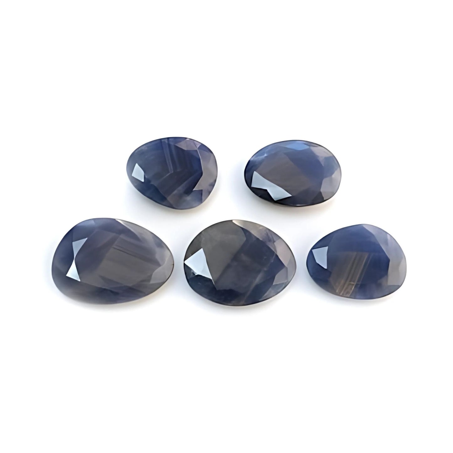 52.20cts Blue Sheen Sapphire Gemstone Normal Cut Natural Untreated Egg Shape