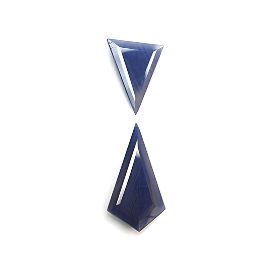 blue sapphire fancy faceted cut
