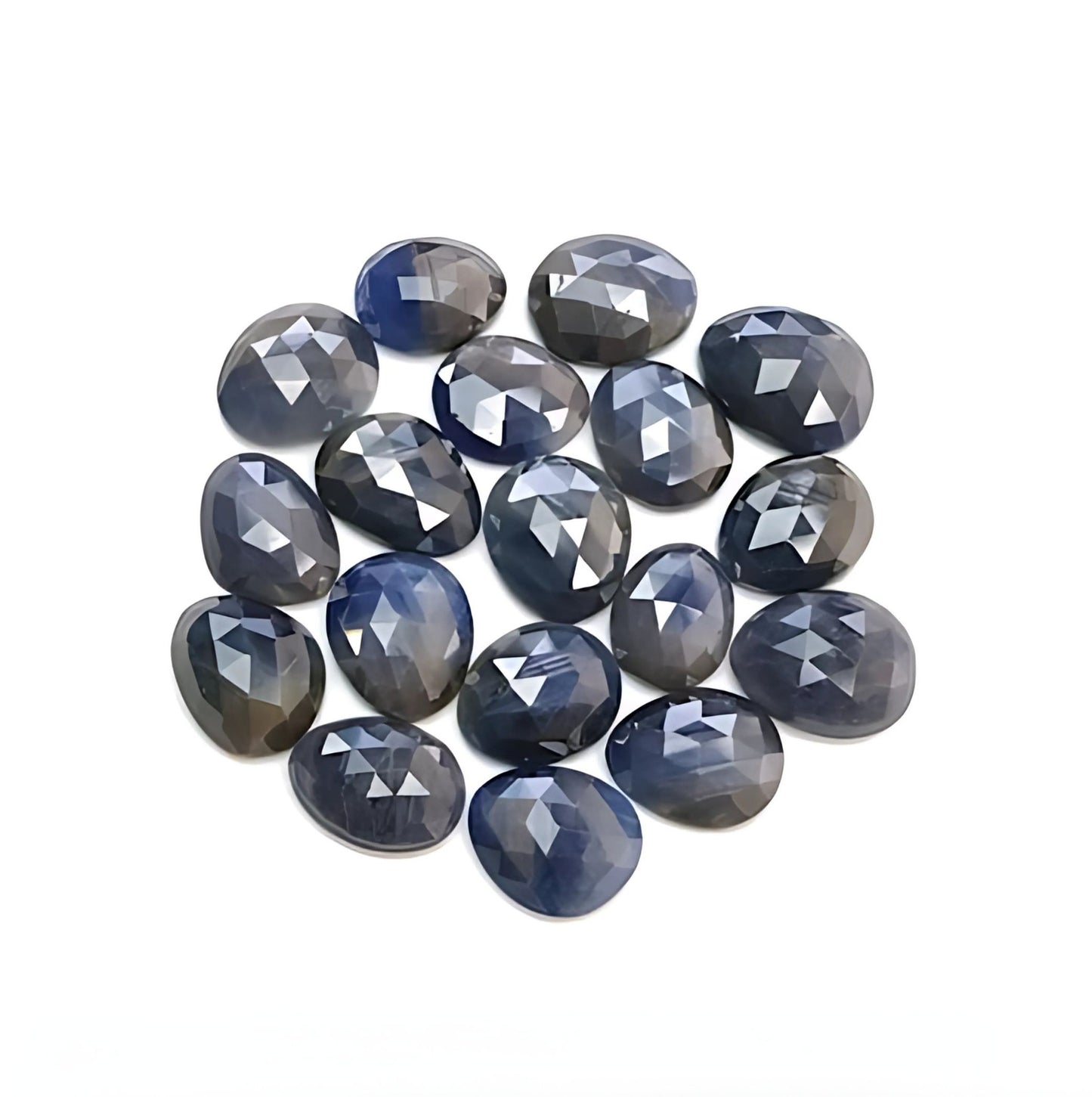 blue sapphire fancy rose cut