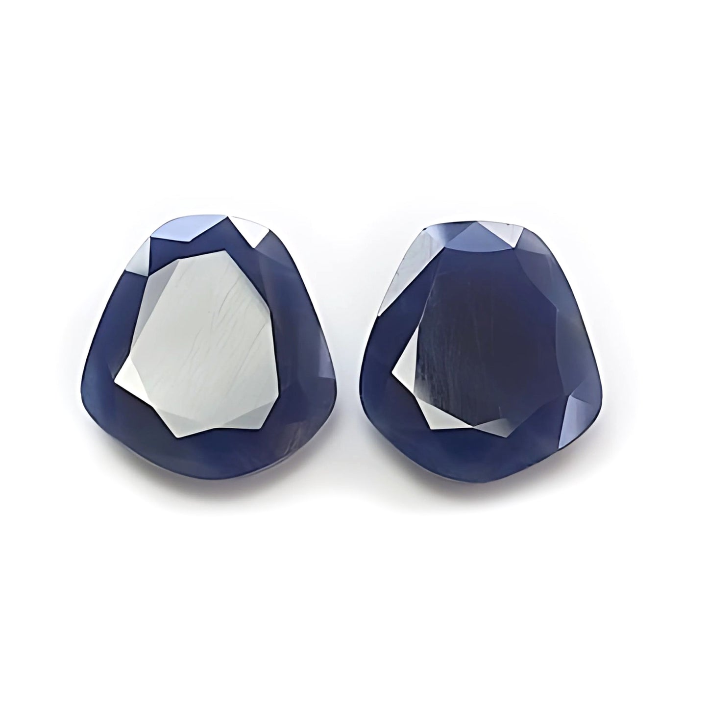 blue sapphire fancy faceted cut