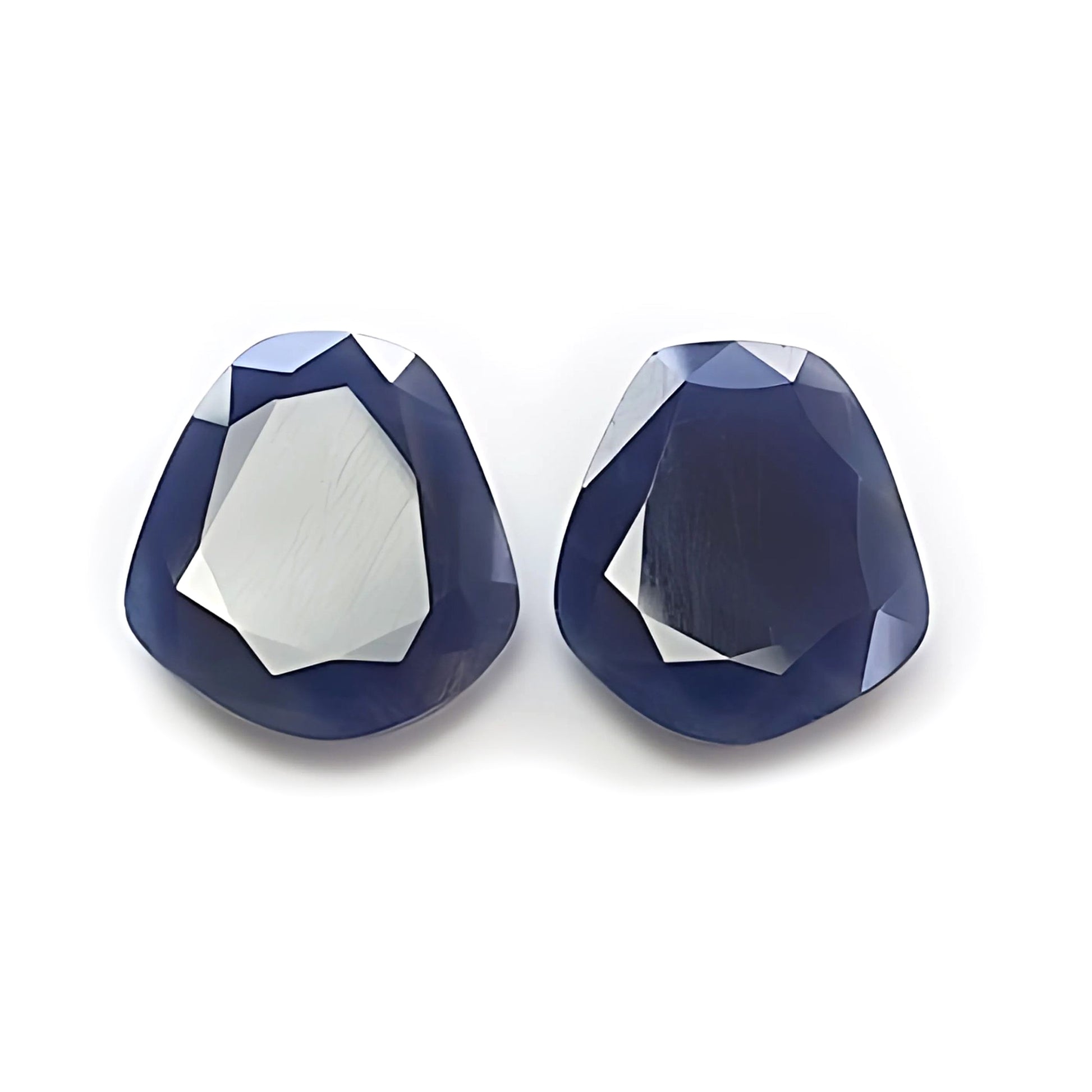 blue sapphire fancy faceted cut