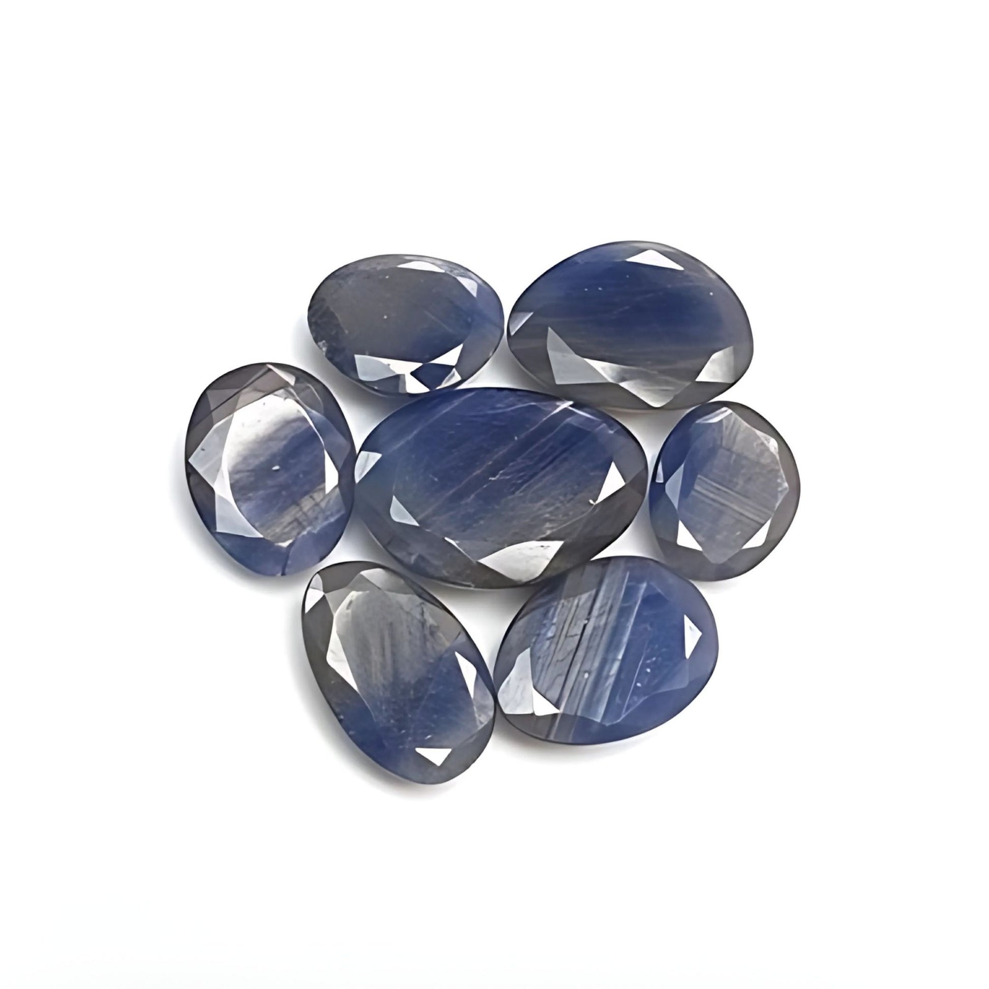 blue sapphire egg shape normal cut