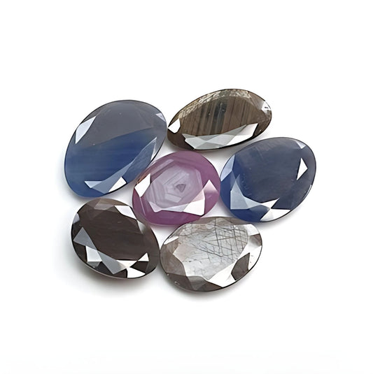 sapphire egg shape normal cut