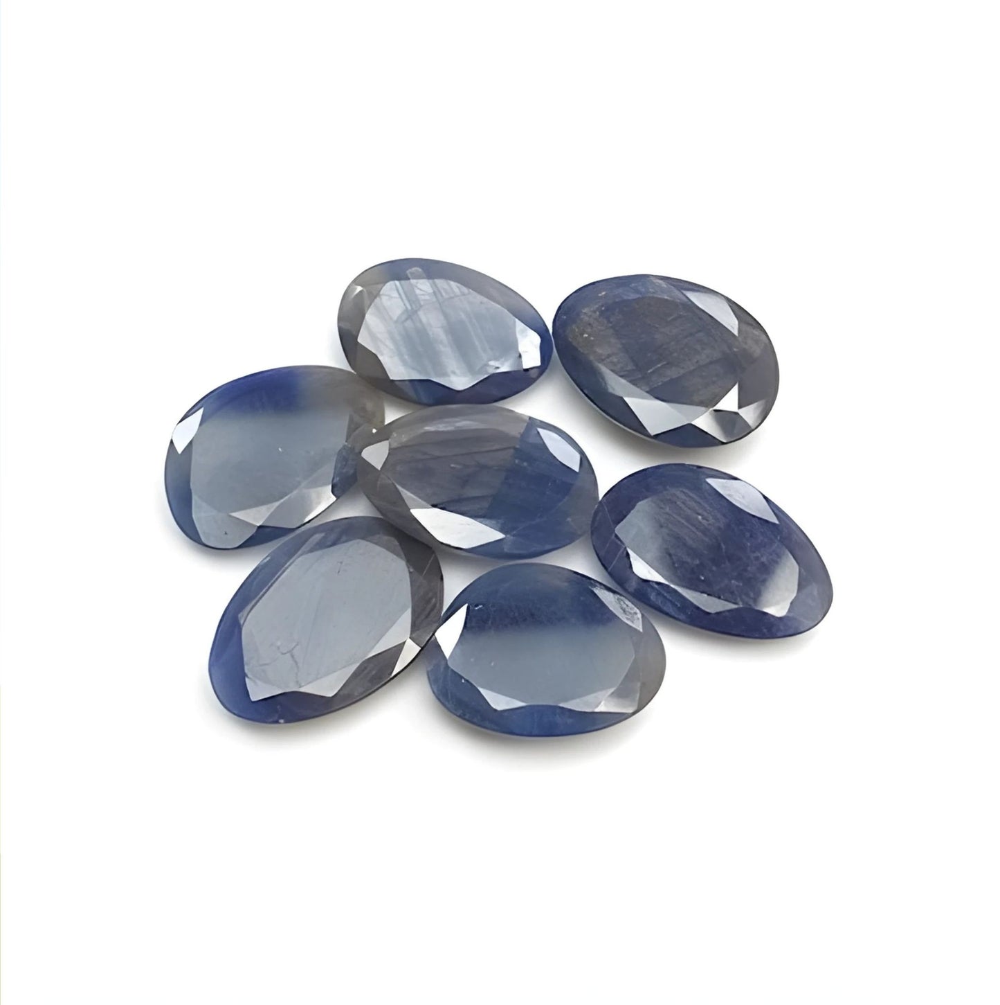 blue sapphire egg shape normal cut