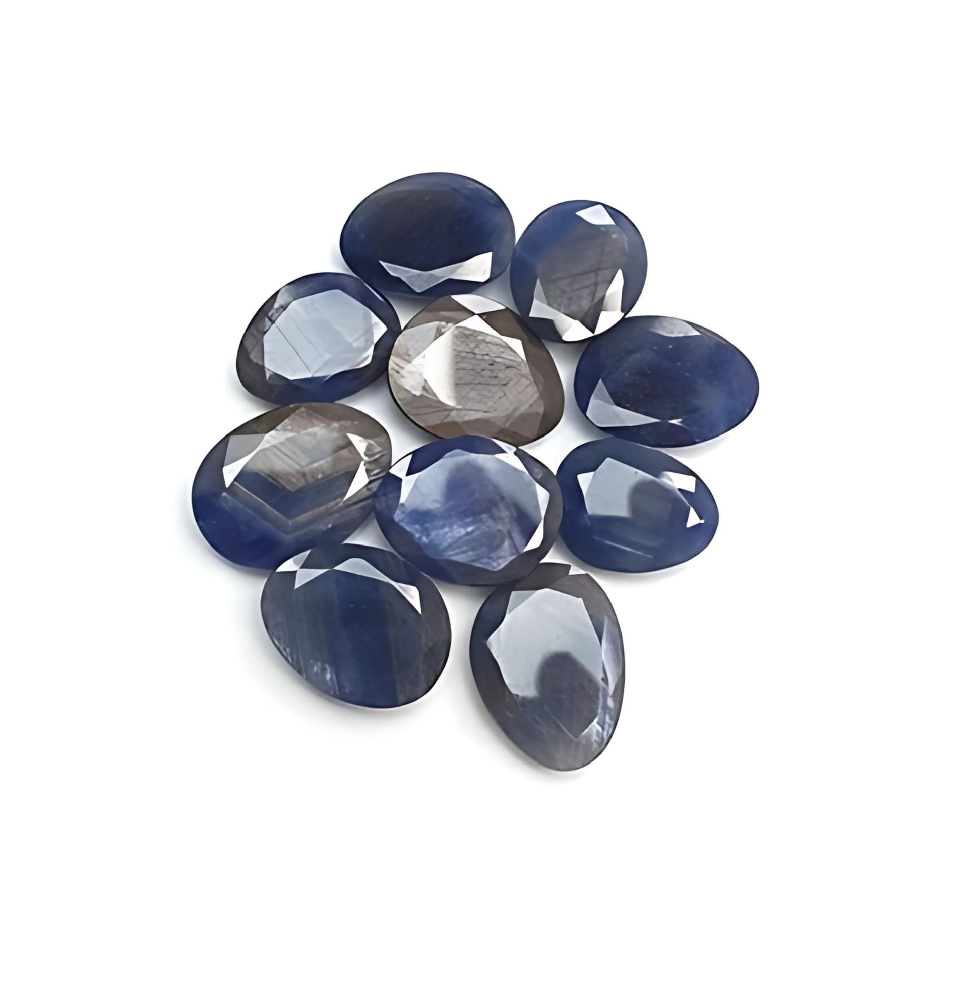 sapphire egg shape normal cut