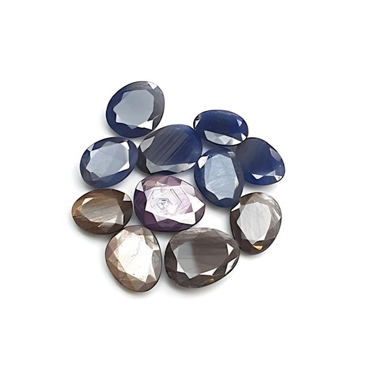 sapphire egg shape normal cut
