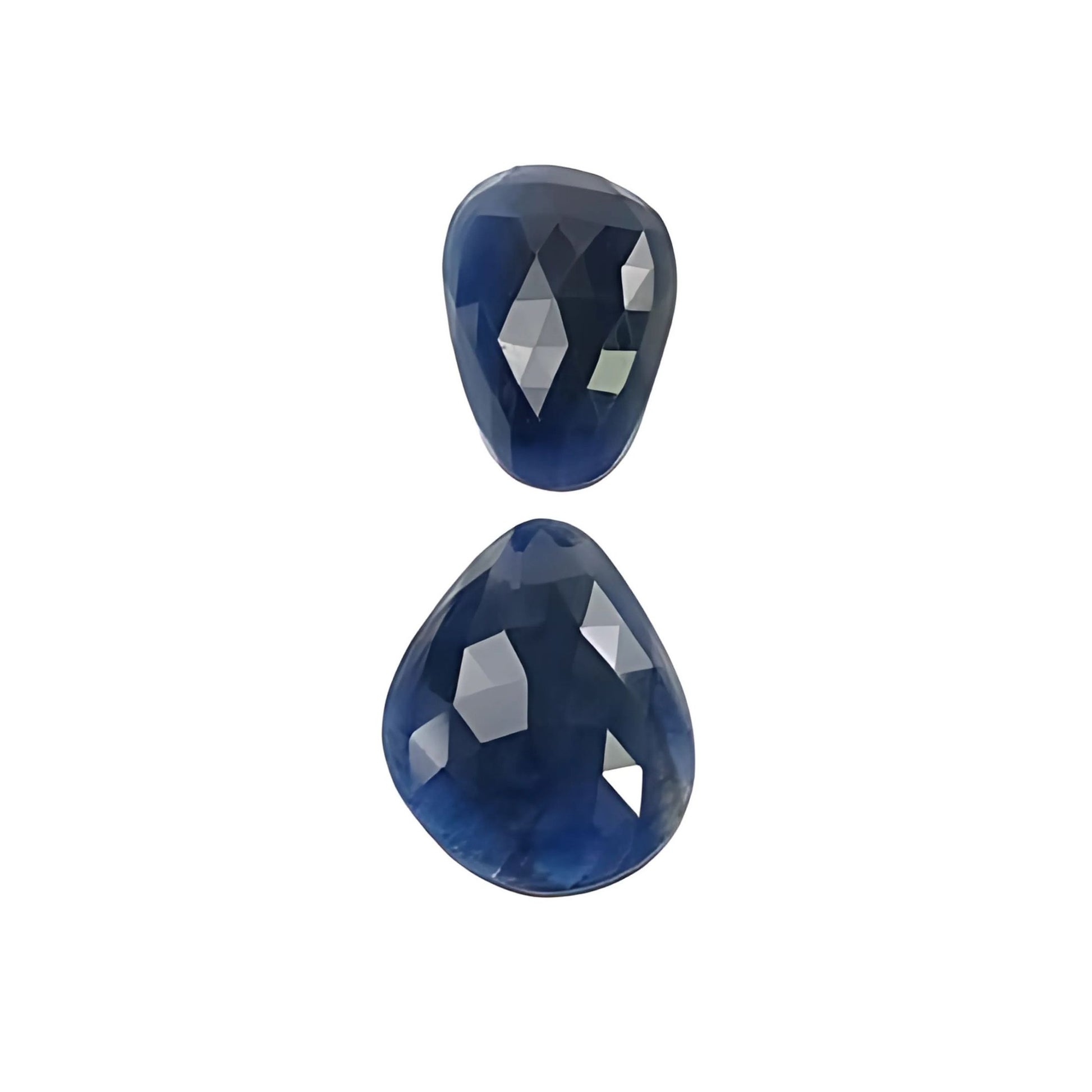 blue sapphire fancy rose cut