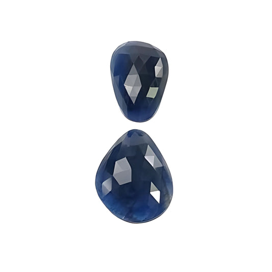 blue sapphire fancy rose cut